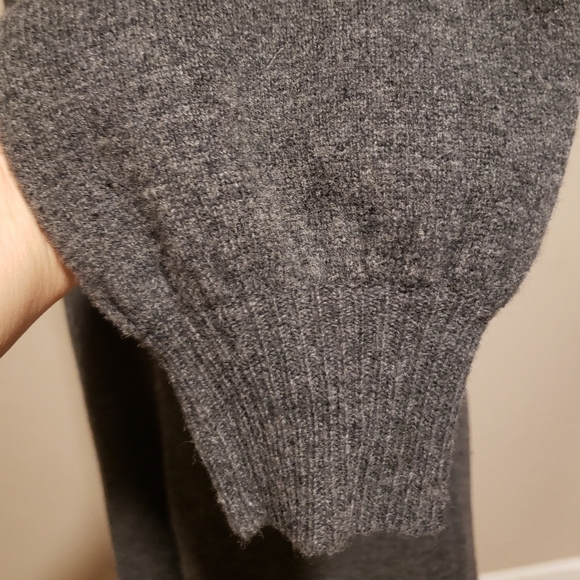 Madewell Sweater Dress Womens Gray M Warmth Merino Wool Solid Stretchy Pullover - Picture 7 of 12